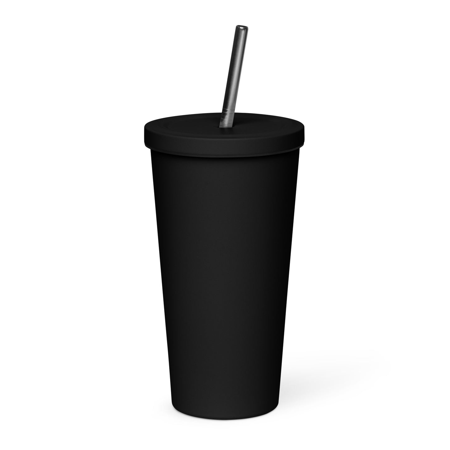 FrogDaddy "F" Logo Insulated tumbler with a straw
