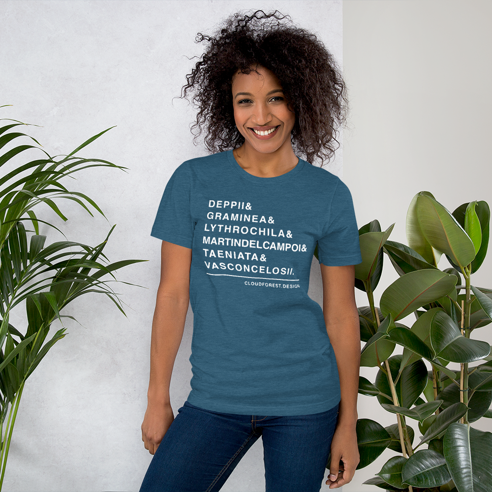Abronia Species List Short-Sleeve Unisex T-Shirt