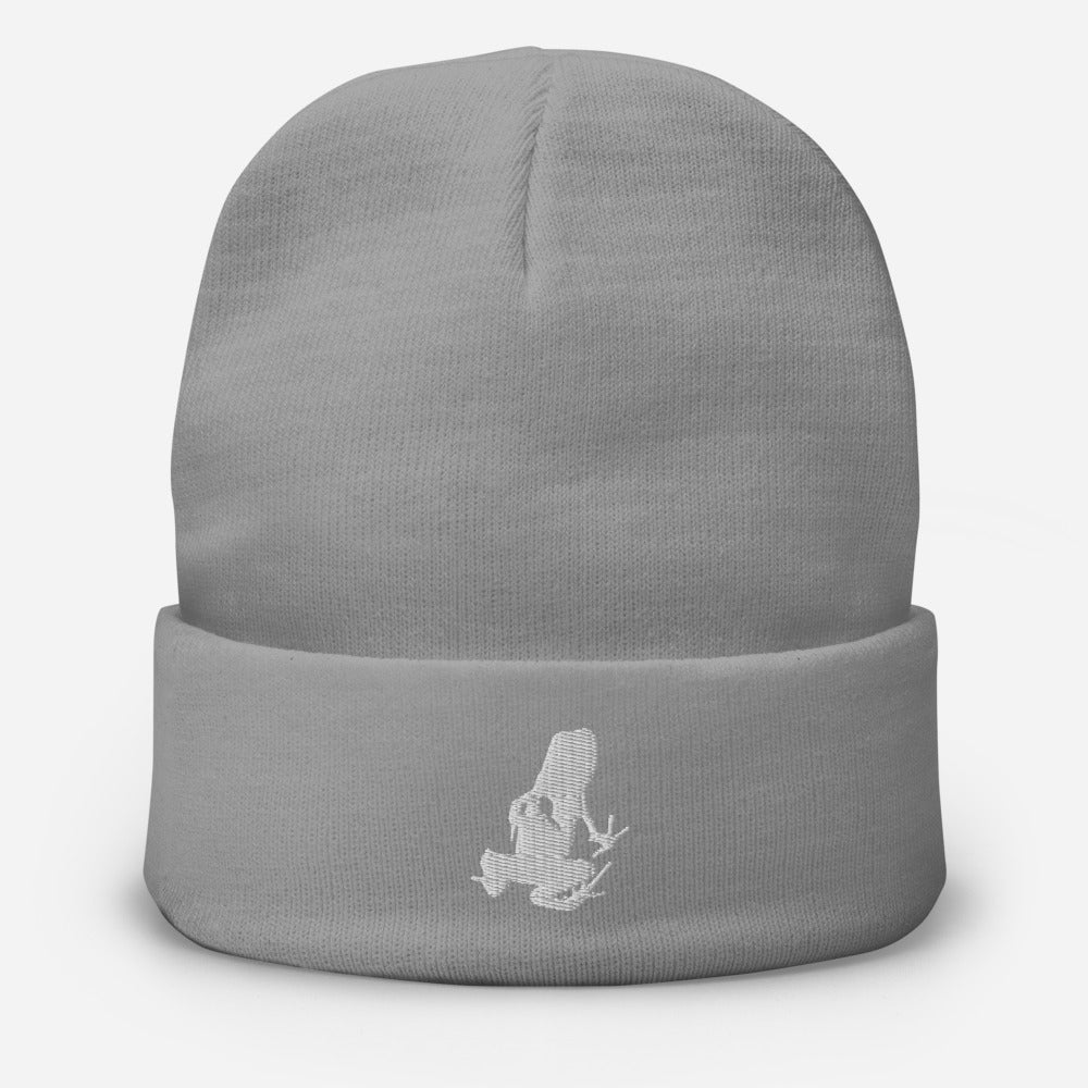 Embroidered Transporting Dart Frog Beanie