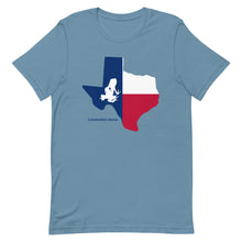 Load image into Gallery viewer, Texas State Flag Transporting Dart Frog Short-Sleeve Unisex T-Shirt