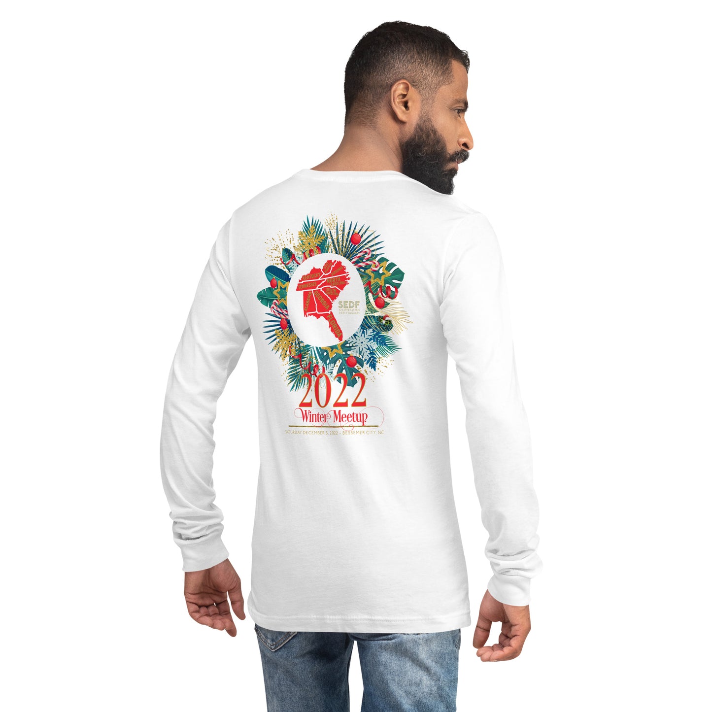 Southeastern Dart Froggers Winter Meetup Unisex Long Sleeve Customizable Tee