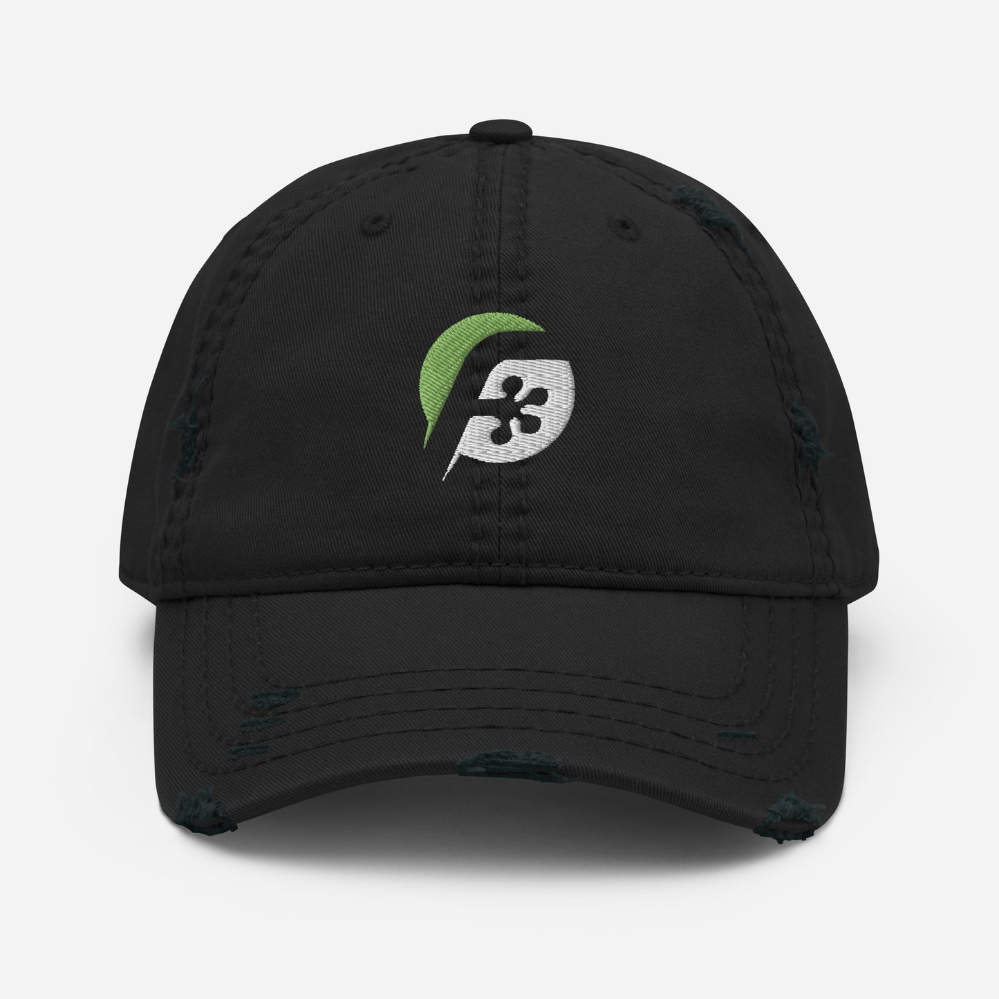 FrogDaddy "F" Logo Distressed Dad Hat