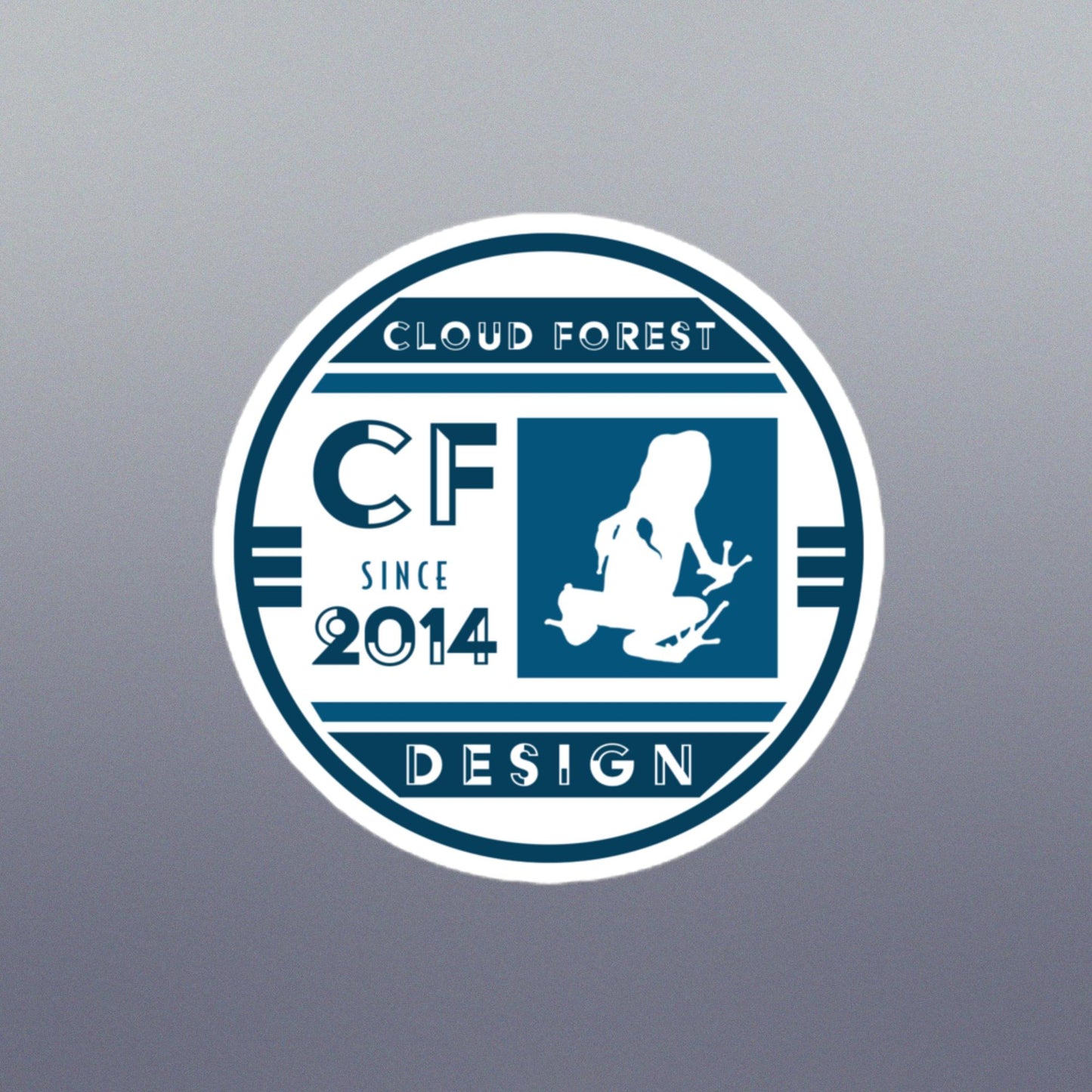 Cloud Forest Design Since 2014 Stickers