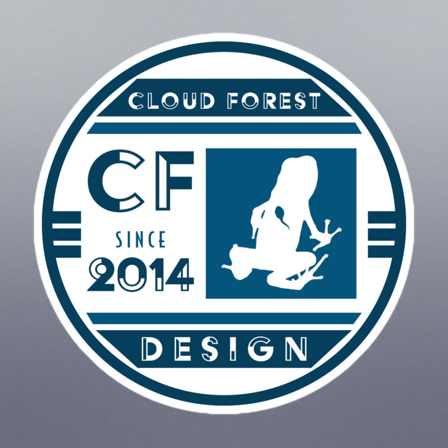 Cloud Forest Design Since 2014 Stickers