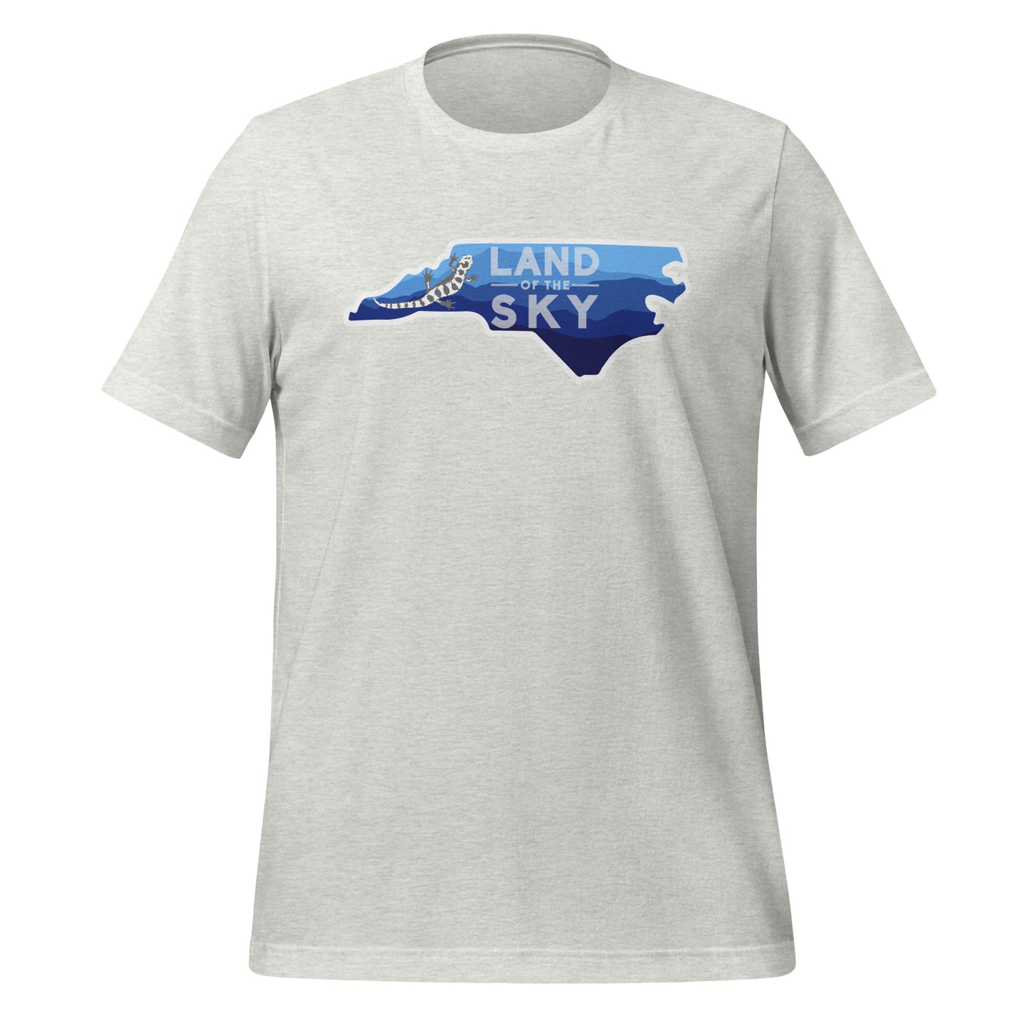 Land of the Sky Mountains and Salamander Unisex T-Shirt to Benefit NC Disaster Relief