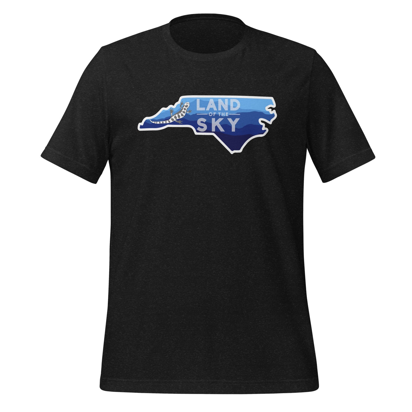 Land of the Sky Mountains and Salamander Unisex T-Shirt to Benefit NC Disaster Relief