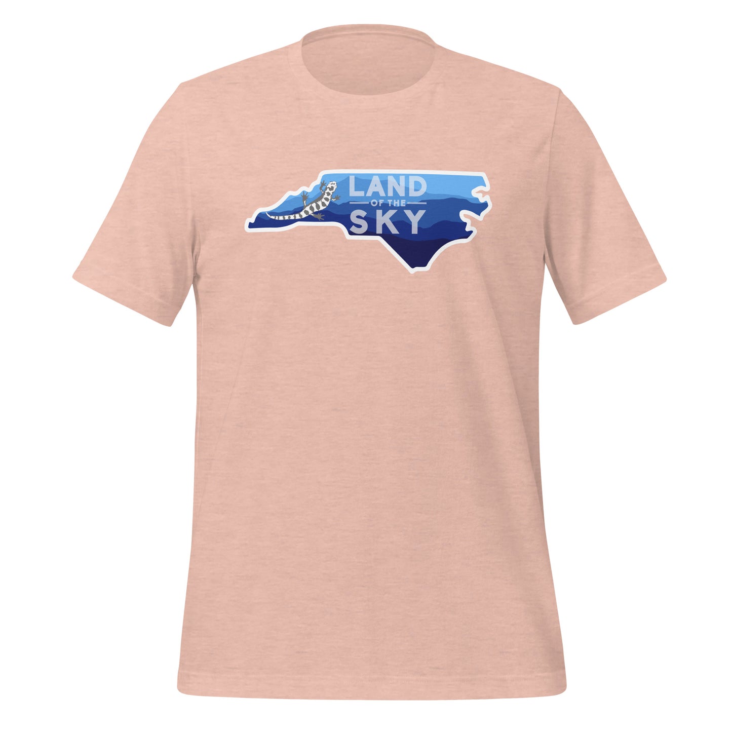 Land of the Sky Mountains and Salamander Unisex T-Shirt to Benefit NC Disaster Relief