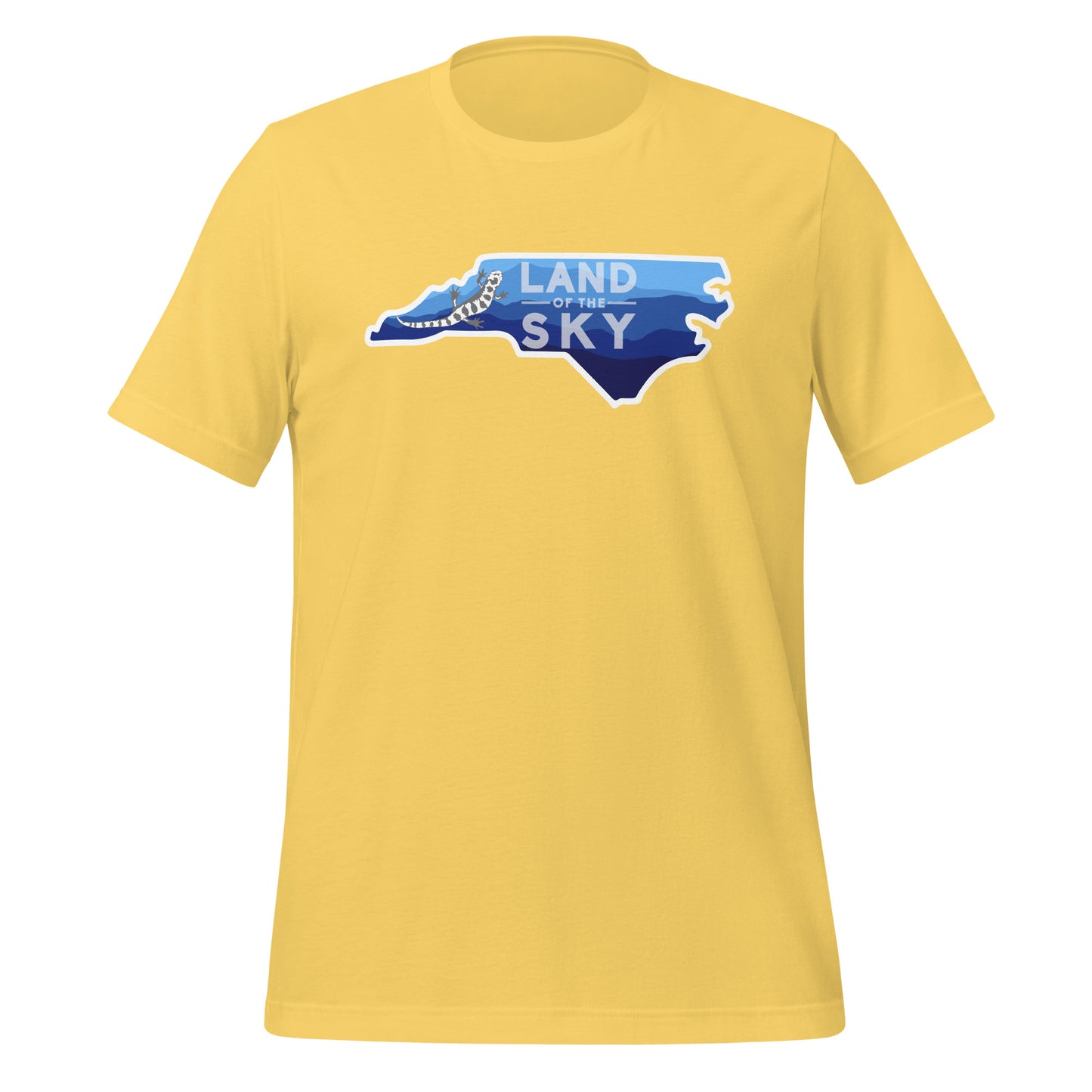 Land of the Sky Mountains and Salamander Unisex T-Shirt to Benefit NC Disaster Relief