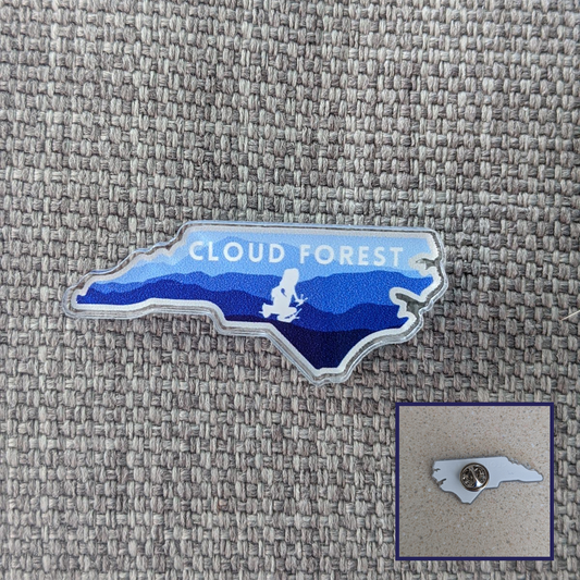 NC State + Transporting Dart Frog Acrylic Pin