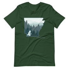 Load image into Gallery viewer, Arkansas Ozark Pine Forest Transporting Dart Frog Short-Sleeve Unisex T-Shirt