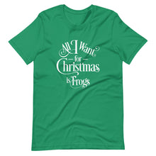Load image into Gallery viewer, All I Want for Christmas is Frogs Short-Sleeve Unisex T-Shirt