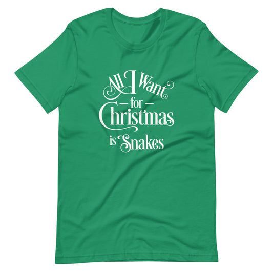 All I Want for Christmas is Snakes Short-Sleeve Unisex T-Shirt