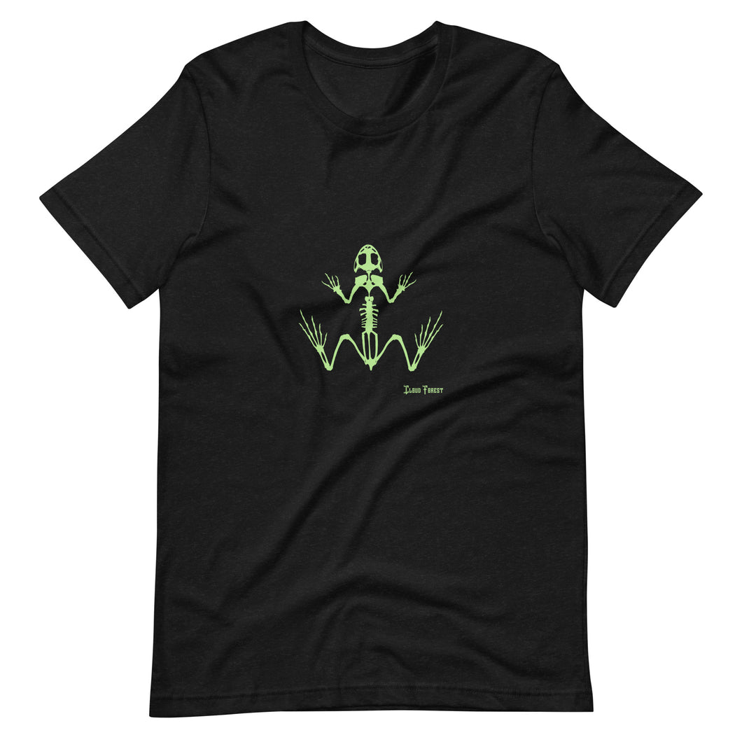 Halloween Frog Skeleton Unisex t-shirt