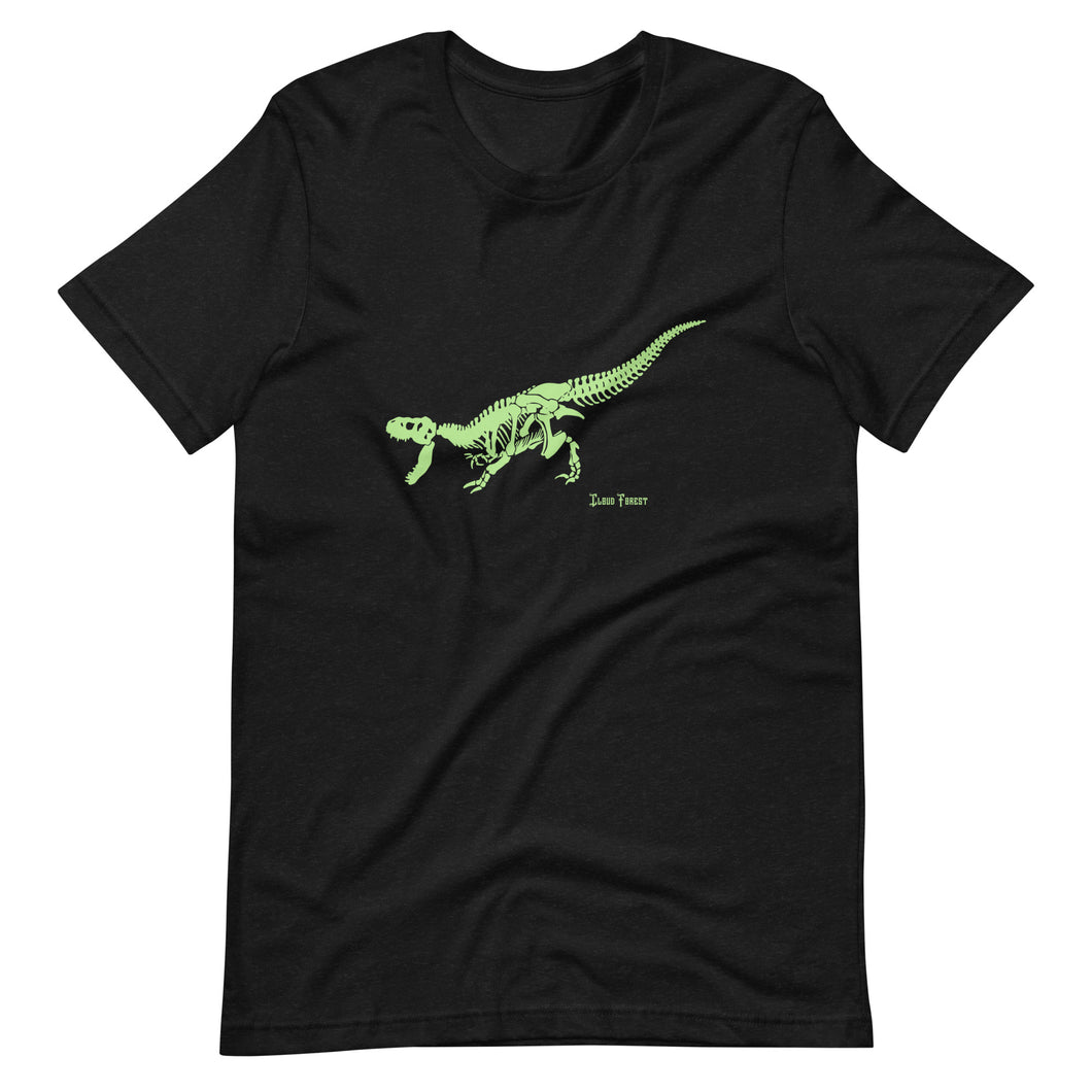 Halloween T-Rex Skeleton Unisex t-shirt