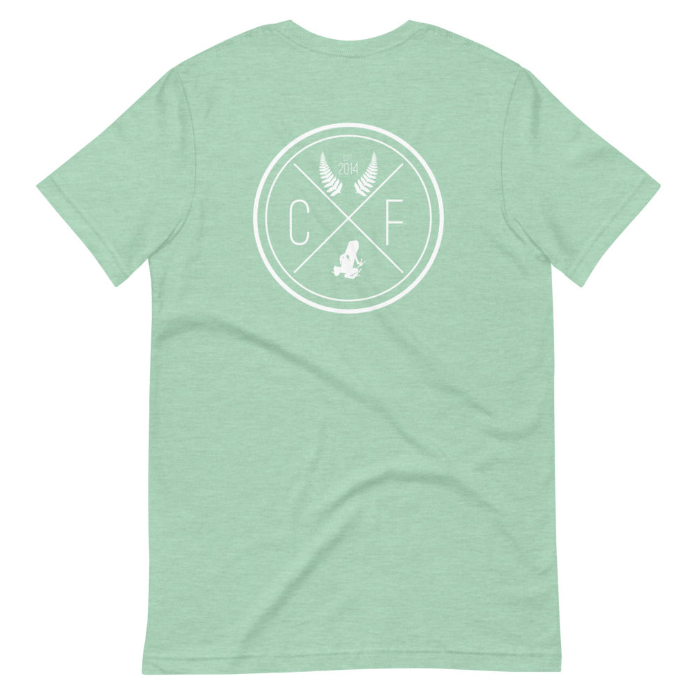 Cloud Forest Hipster Logo Short-Sleeve Unisex T-Shirt